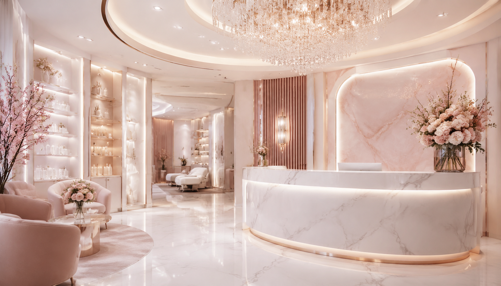 Lumiere Beauty Clinic reception area