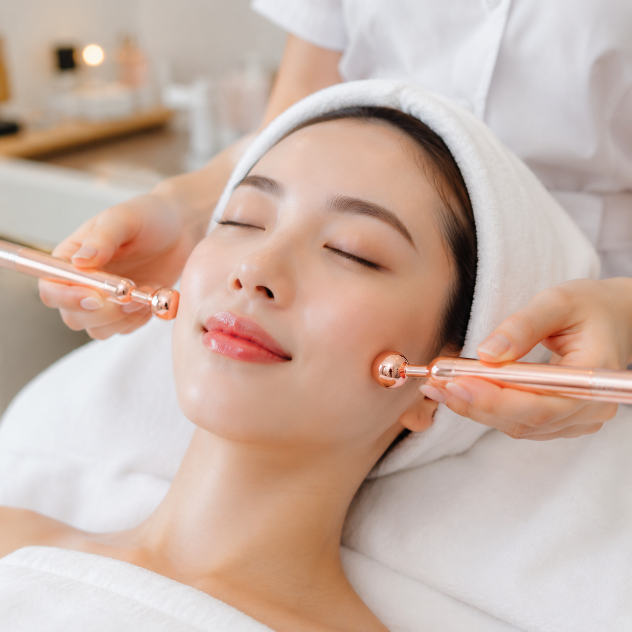 Luxury facial treatment